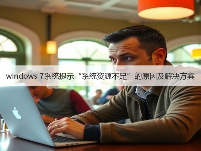 windows 7系统提示“系统资源不足”的原因及解决方案(图1) windows 7系统提示“系统资源不足”的原因及解决方案(图1)