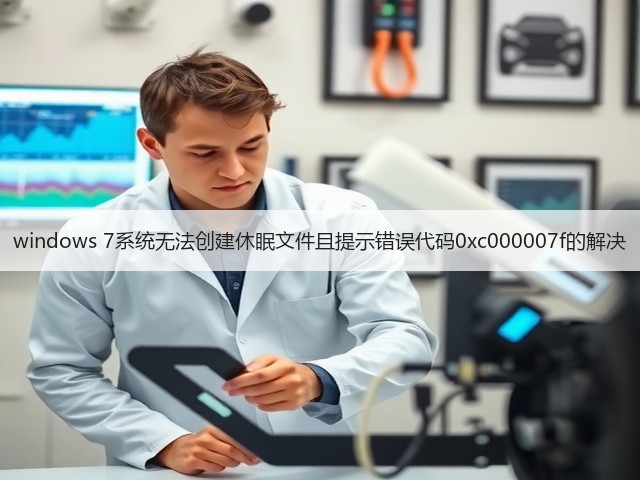 windows 7系统无法创建休眠文件且提示错误代码0xc000007f的解决(图2)
