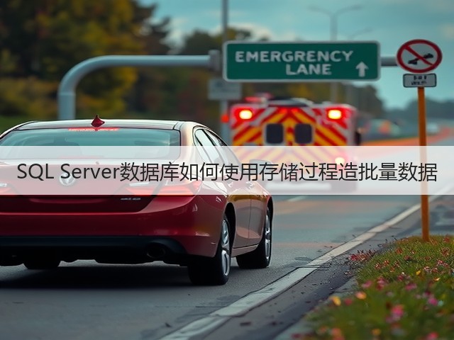 SQL Server数据库如何使用存储过程造批量数据(图2)