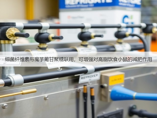 细菌纤维素与魔芋葡甘聚糖联用，可增强对高脂饮食小鼠的减肥作用(图1)