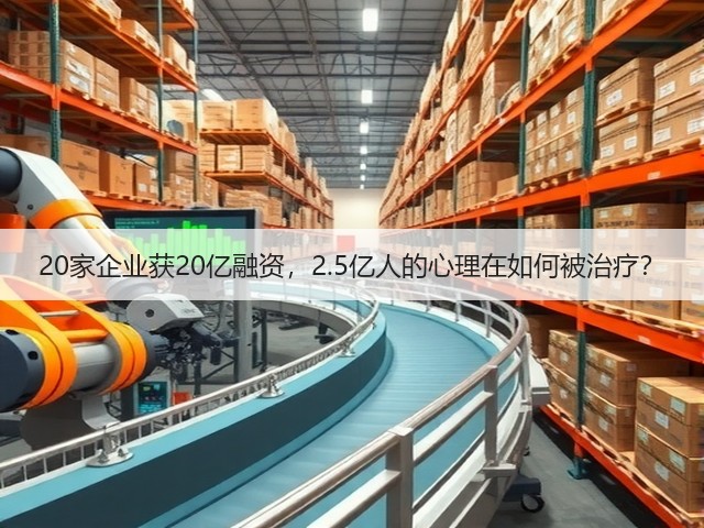 20家企业获20亿融资,2.5亿人的心理在如何被治疗?(图1) 20家企业获20亿融资,2.5亿人的心理在如何被治疗?(图1)