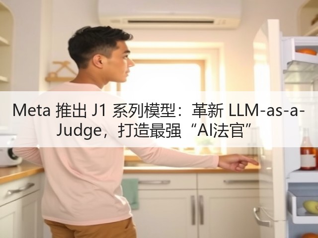 Meta 推出 J1 系列模型：革新 LLM-as-a-Judge，打造最强“AI法官”(图2)