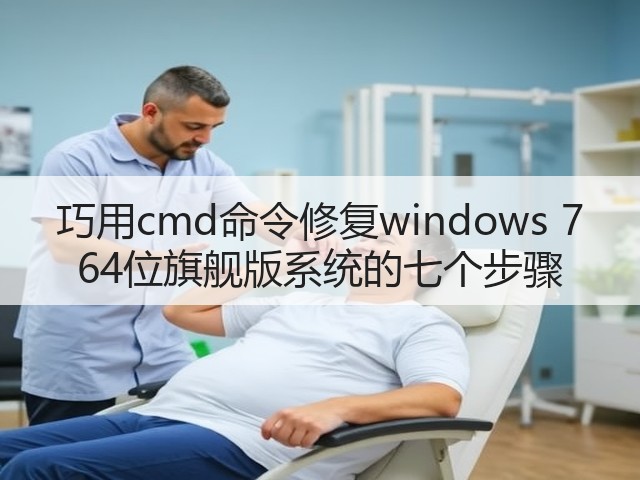 巧用cmd命令修复windows 7 64位旗舰版系统的七个步骤(图3)