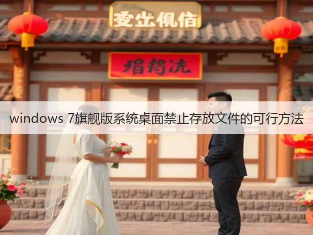 windows 7旗舰版系统桌面禁止存放文件的可行方法(图2) windows 7旗舰版系统桌面禁止存放文件的可行方法(图2)
