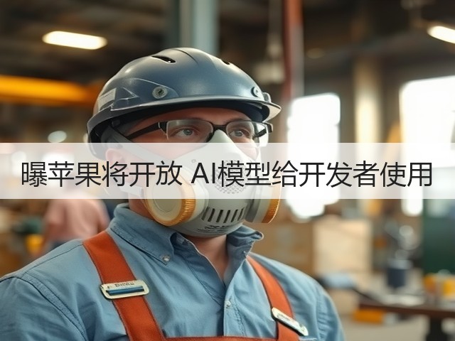曝苹果将开放 AI模型给开发者使用(图2) 曝苹果将开放 AI模型给开发者使用(图2)