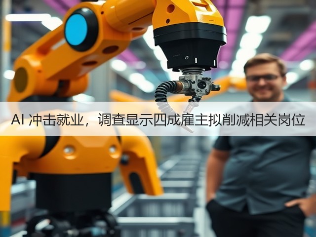 AI 冲击就业,调查显示四成雇主拟削减相关岗位(图1) AI 冲击就业,调查显示四成雇主拟削减相关岗位(图1)