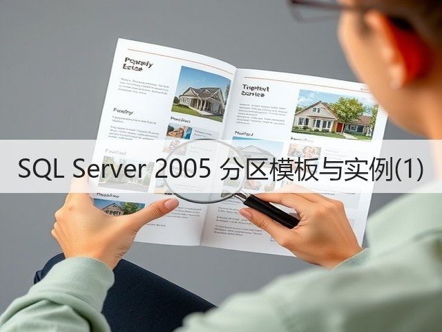 SQL Server 2005 分区模板与实例(1)(图1) SQL Server 2005 分区模板与实例(1)(图1)