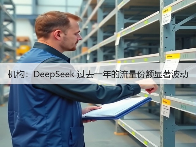 机构:DeepSeek 过去一年的流量份额显著波动(图1) 机构:DeepSeek 过去一年的流量份额显著波动(图1)