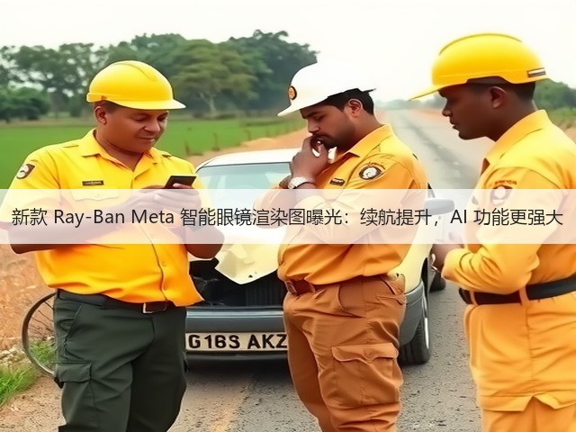 新款 Ray-Ban Meta 智能眼镜渲染图曝光:续航提升,AI 功能更强大(图3) 新款 Ray-Ban Meta 智能眼镜渲染图曝光:续航提升,AI 功能更强大(图3)