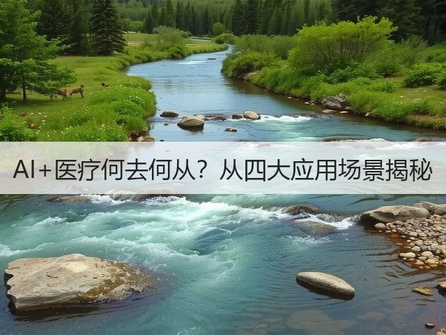 AI+医疗何去何从?从四大应用场景揭秘(图1) AI+医疗何去何从?从四大应用场景揭秘(图1)