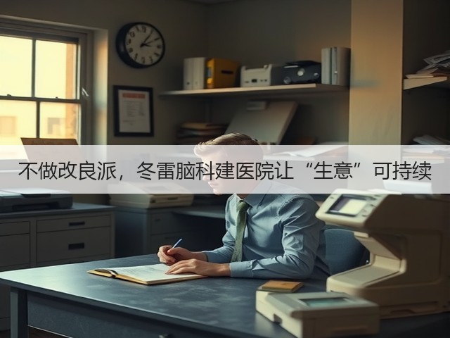 不做改良派,冬雷脑科建医院让“生意”可持续(图1) 不做改良派,冬雷脑科建医院让“生意”可持续(图1)