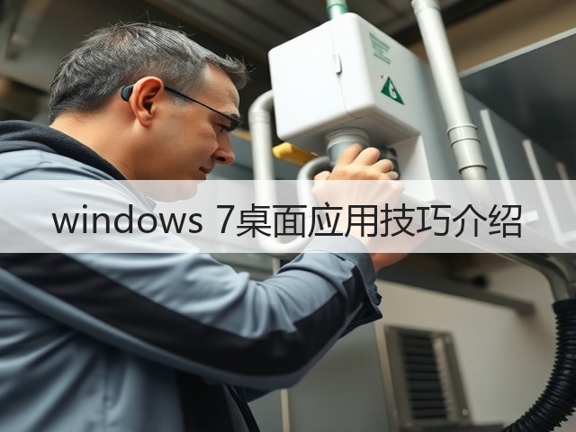 windows 7桌面应用技巧介绍(图1) windows 7桌面应用技巧介绍(图1)