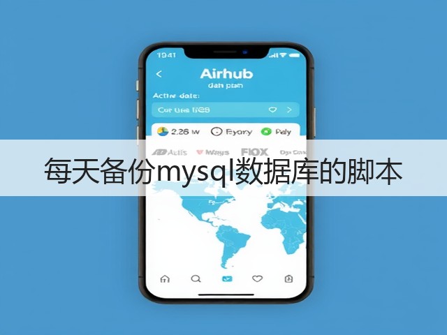 每天备份mysql数据库的脚本(图1) 每天备份mysql数据库的脚本(图1)