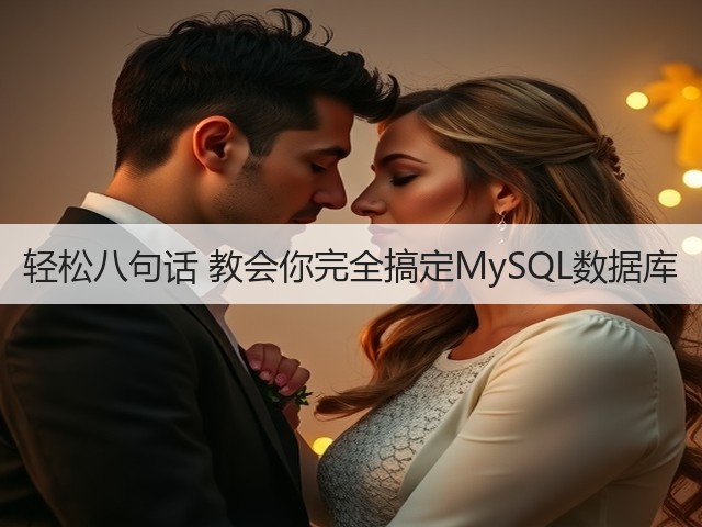 轻松八句话 教会你完全搞定MySQL数据库(图3) 轻松八句话 教会你完全搞定MySQL数据库(图3)
