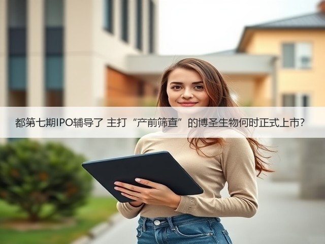 都第七期IPO辅导了 主打“产前筛查”的博圣生物何时正式上市?(图1) 都第七期IPO辅导了 主打“产前筛查”的博圣生物何时正式上市?(图1)