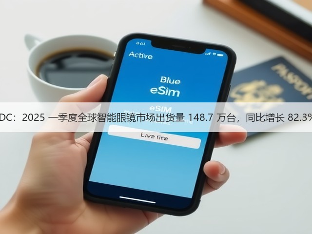 IDC：2025 一季度全球智能眼镜市场出货量 148.7 万台，同比增长 82.3%(图1)