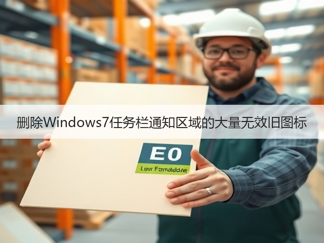 删除Windows7任务栏通知区域的大量无效旧图标(图3) 删除Windows7任务栏通知区域的大量无效旧图标(图3)