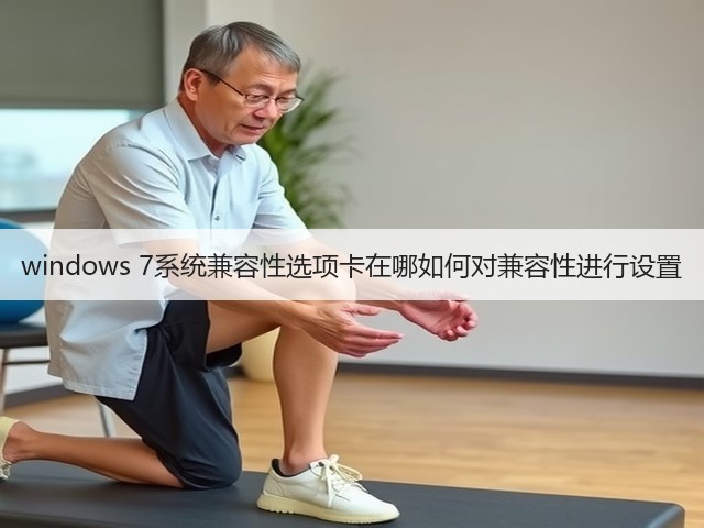 windows 7系统兼容性选项卡在哪如何对兼容性进行设置(图1)