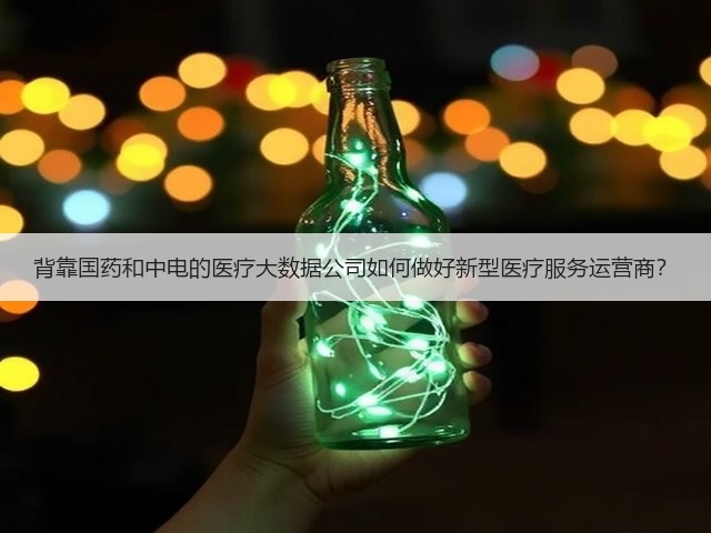 背靠国药和中电的医疗大数据公司如何做好新型医疗服务运营商?(图2) 背靠国药和中电的医疗大数据公司如何做好新型医疗服务运营商?(图2)