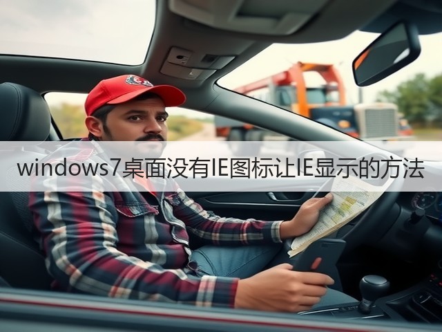 windows7桌面没有IE图标让IE显示的方法(图1) windows7桌面没有IE图标让IE显示的方法(图1)