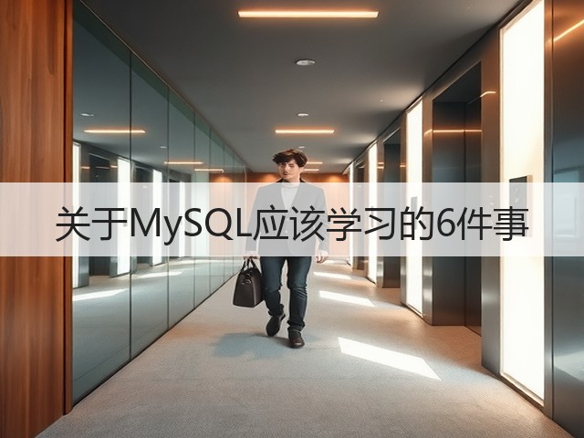 关于MySQL应该学习的6件事(图1) 关于MySQL应该学习的6件事(图1)