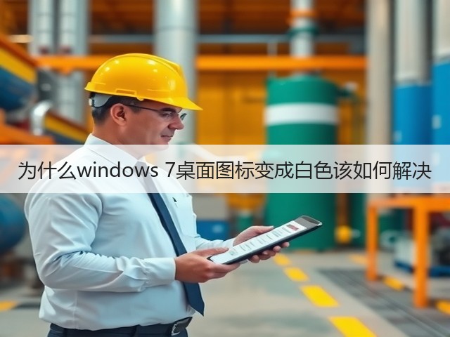 为什么windows 7桌面图标变成白色该如何解决(图1) 为什么windows 7桌面图标变成白色该如何解决(图1)