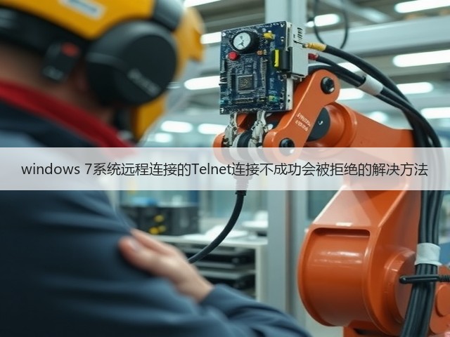 windows 7系统远程连接的Telnet连接不成功会被拒绝的解决方法(图1) windows 7系统远程连接的Telnet连接不成功会被拒绝的解决方法(图1)