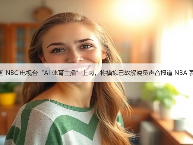 美国 NBC 电视台“AI 体育主播”上岗,将模拟已故解说员声音报道 NBA 赛事(图1) 美国 NBC 电视台“AI 体育主播”上岗,将模拟已故解说员声音报道 NBA 赛事(图1)