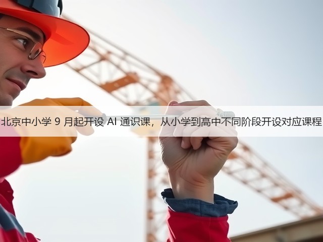 北京中小学 9 月起开设 AI 通识课，从小学到高中不同阶段开设对应课程(图2)