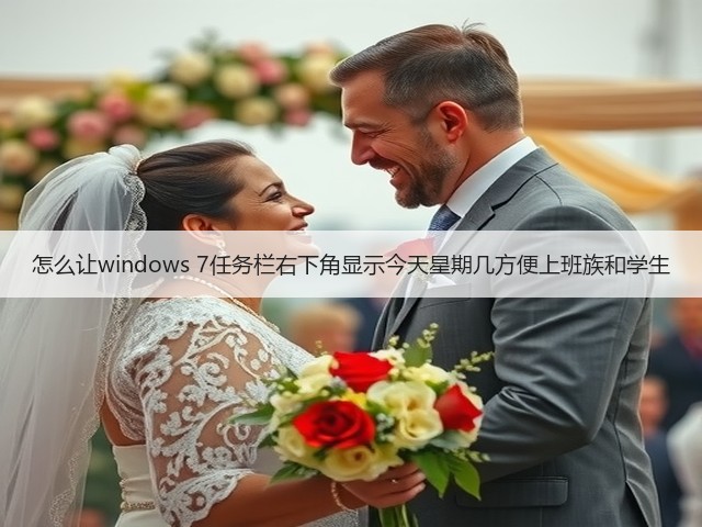 怎么让windows 7任务栏右下角显示今天星期几方便上班族和学生(图3) 怎么让windows 7任务栏右下角显示今天星期几方便上班族和学生(图3)