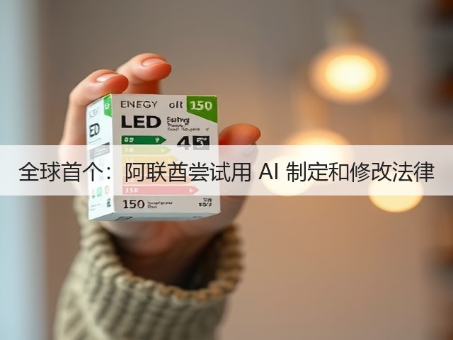全球首个:阿联酋尝试用 AI 制定和修改法律(图1) 全球首个:阿联酋尝试用 AI 制定和修改法律(图1)