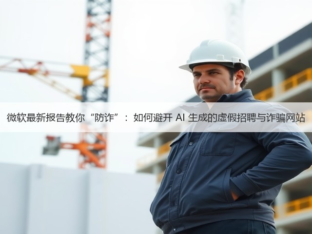 微软最新报告教你“防诈”:如何避开 AI 生成的虚假招聘与诈骗网站(图1) 微软最新报告教你“防诈”:如何避开 AI 生成的虚假招聘与诈骗网站(图1)