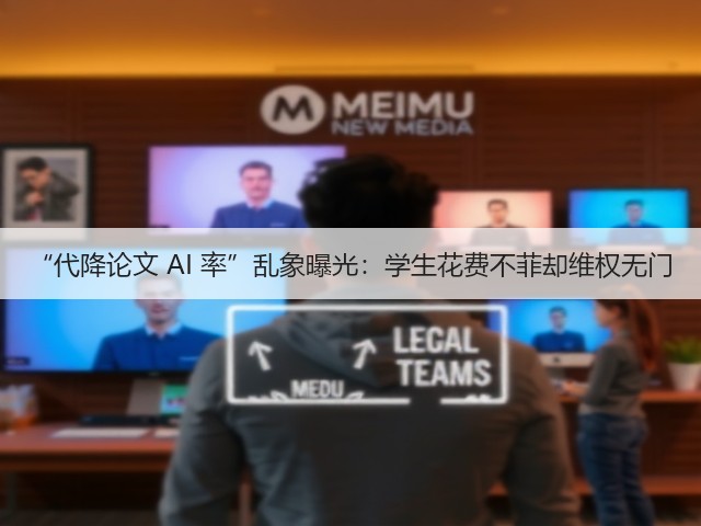 “代降论文 AI 率”乱象曝光:学生花费不菲却维权无门(图2) “代降论文 AI 率”乱象曝光:学生花费不菲却维权无门(图2)
