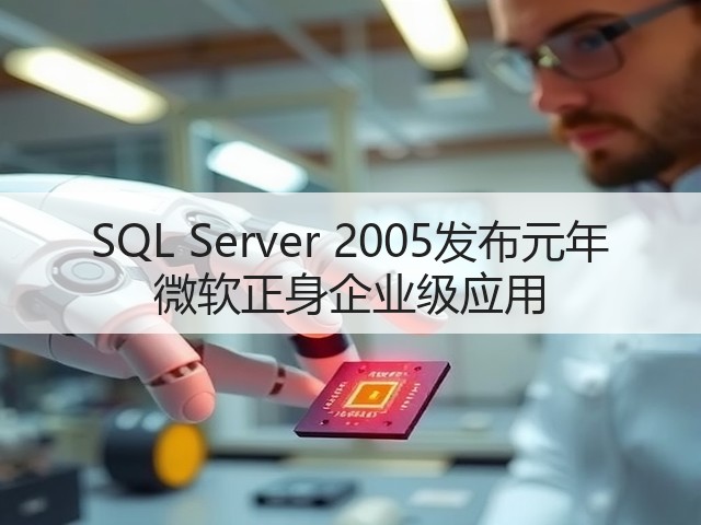 SQL Server 2005发布元年 微软正身企业级应用(图1)