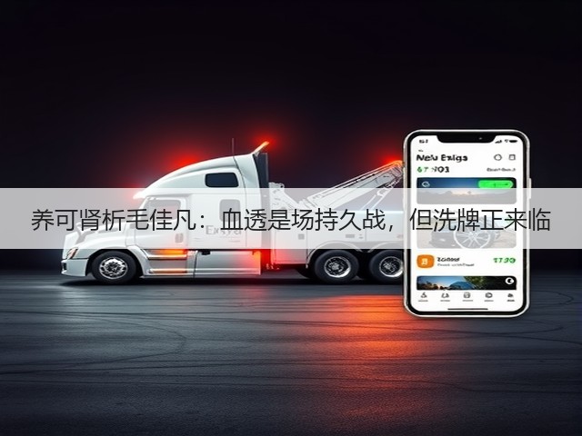 养可肾析毛佳凡:血透是场持久战,但洗牌正来临(图3) 养可肾析毛佳凡:血透是场持久战,但洗牌正来临(图3)