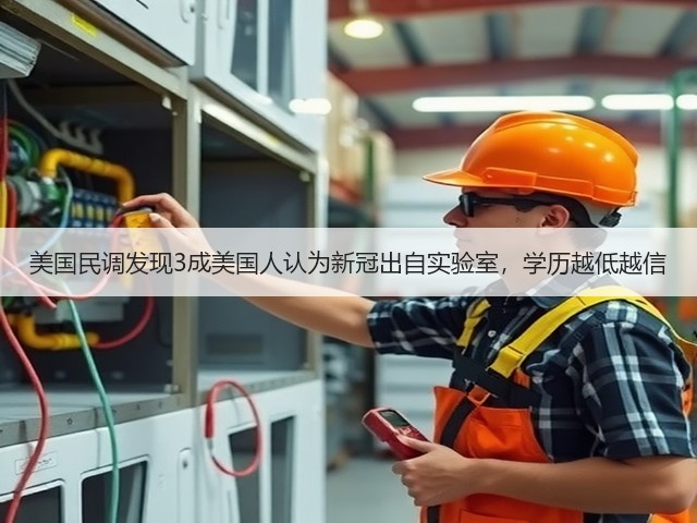 美国民调发现3成美国人认为新冠出自实验室，学历越低越信(图3)