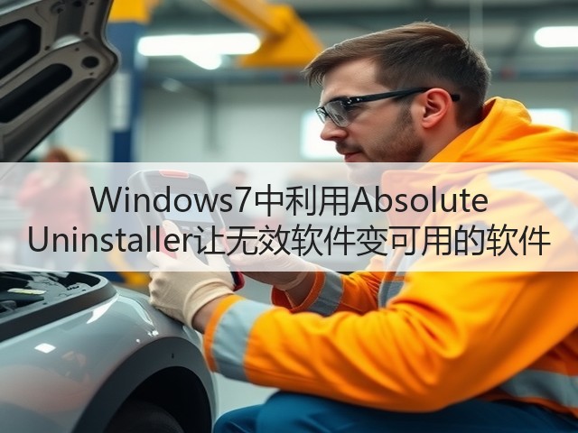 Windows7中利用Absolute Uninstaller让无效软件变可用的软件(图2) Windows7中利用Absolute Uninstaller让无效软件变可用的软件(图2)
