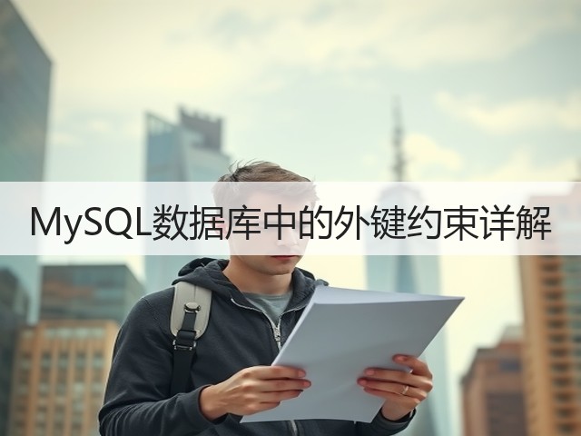 MySQL数据库中的外键约束详解(图2) MySQL数据库中的外键约束详解(图2)