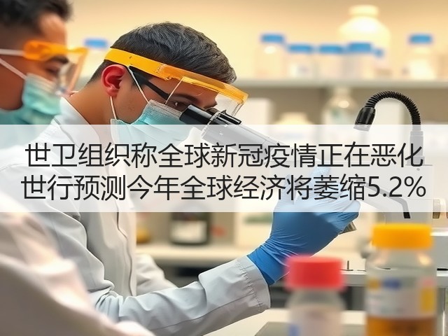 世卫组织称全球新冠疫情正在恶化 世行预测今年全球经济将萎缩5.2%(图2) 世卫组织称全球新冠疫情正在恶化 世行预测今年全球经济将萎缩5.2%(图2)