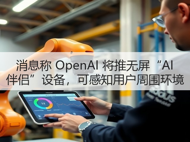 消息称 OpenAI 将推无屏“AI 伴侣”设备,可感知用户周围环境(图3) 消息称 OpenAI 将推无屏“AI 伴侣”设备,可感知用户周围环境(图3)