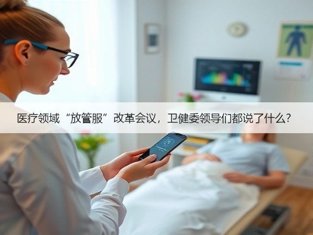 医疗领域“放管服”改革会议,卫健委领导们都说了什么?(图3) 医疗领域“放管服”改革会议,卫健委领导们都说了什么?(图3)