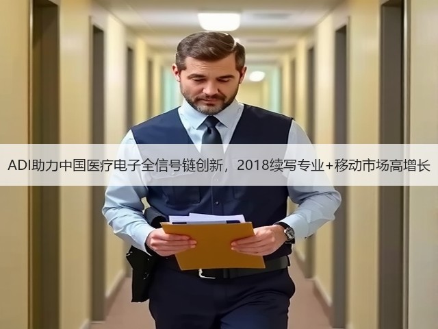 ADI助力中国医疗电子全信号链创新,2018续写专业+移动市场高增长(图1) ADI助力中国医疗电子全信号链创新,2018续写专业+移动市场高增长(图1)
