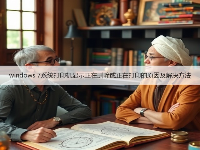 windows 7系统打印机显示正在删除或正在打印的原因及解决方法(图1) windows 7系统打印机显示正在删除或正在打印的原因及解决方法(图1)