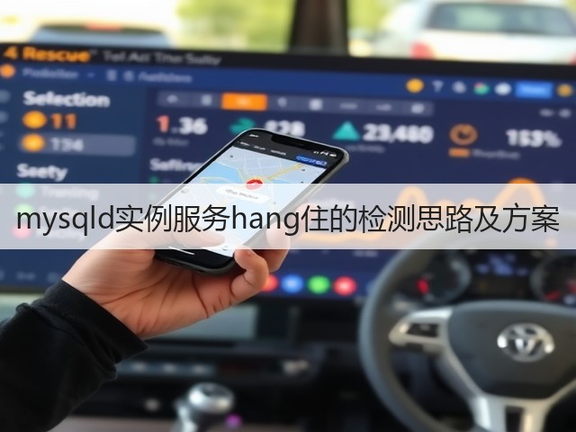 mysqld实例服务hang住的检测思路及方案(图1) mysqld实例服务hang住的检测思路及方案(图1)